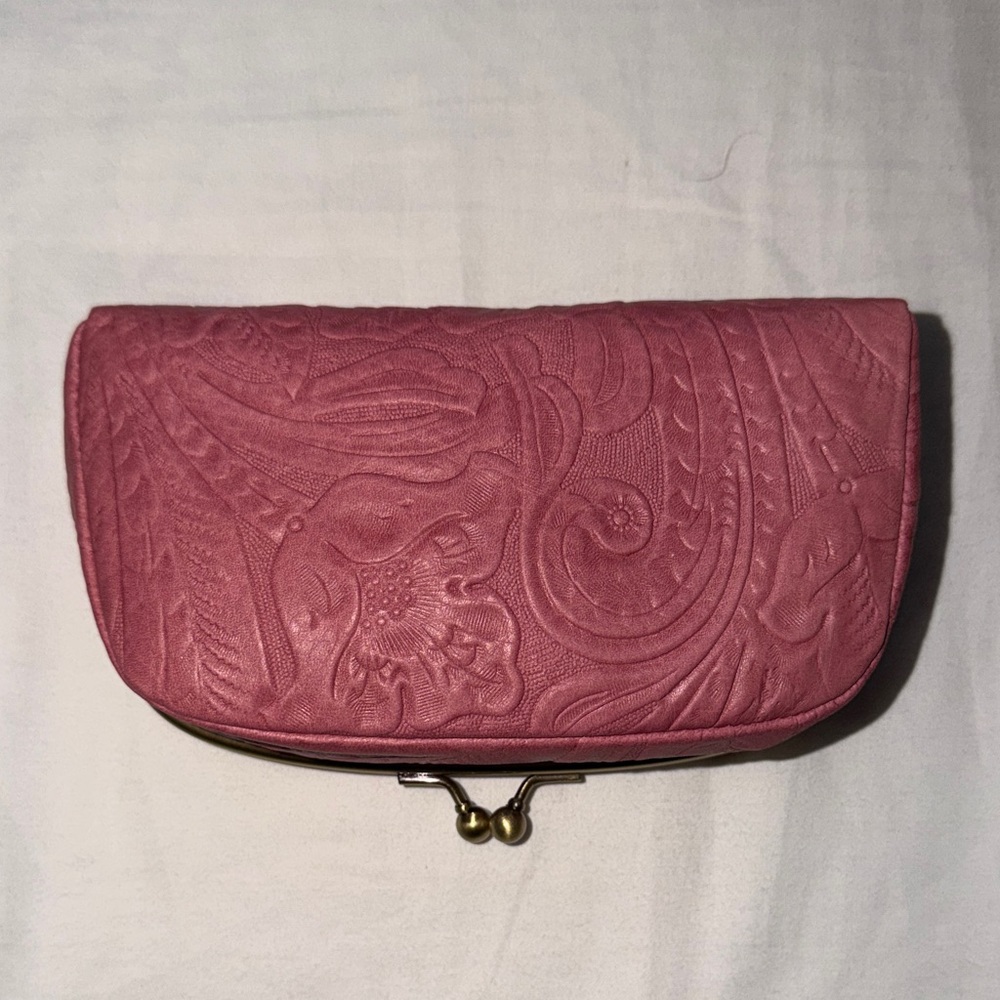 HOBO Bags Pink Embossed Frame Clutch - Picture 5 of 5